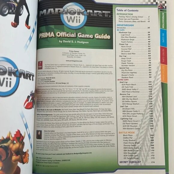 Nintendo Mario Kart Wii Premiere Edition Official Strategy Game Guide Paperback - Picture 9 of 9